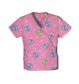 Come Fly With Me Mini Mock Wrap Top